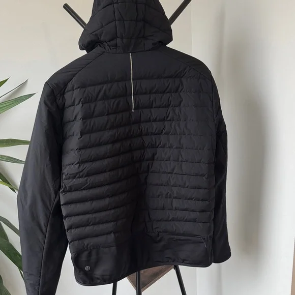 LULULEMON Black Puffer | Down For It All Hoodie | Medium - Picture 7 of 12